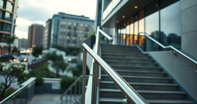 Corrimão Inox para Escada Externa: Elegância e Segurança