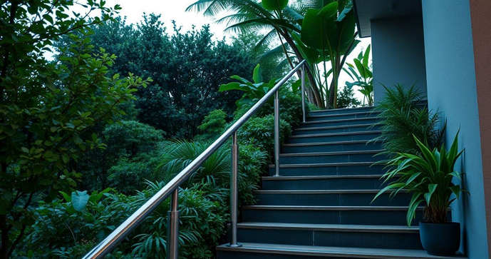 Corrimão Inox para Escada Externa: Segurança e Estilo para Seu Espaço Externo
