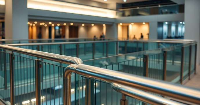 Guarda corpos inox: segurança e estilo para seu espaço